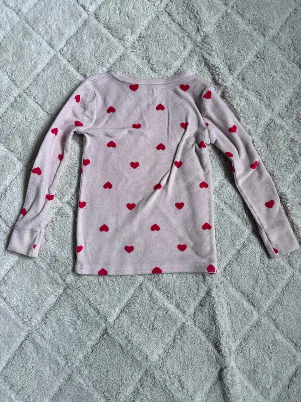 Cat And Jack | Pink and Red Girls 2 piece heart pajamas | Size 4T